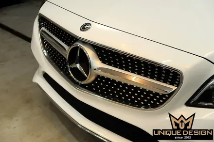 (의정부) 벤츠 CLS350 사고수리 전체 풀 랩핑, 카스킨, 3M2080 화이트골드스파클 / 의정부 신곡동