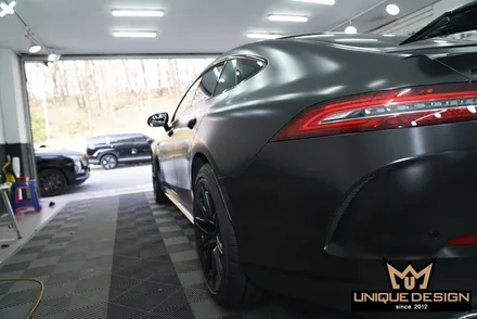 벤츠 GT43AMG 전체랩핑 + 크롬딜리트 / 의정부 신곡동