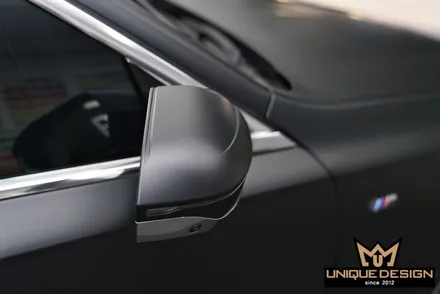 (의정부, 양주) BMW 740i 전체랩핑- PET 오토벨벳 리페어사틴블랙- / 의정부 신곡동