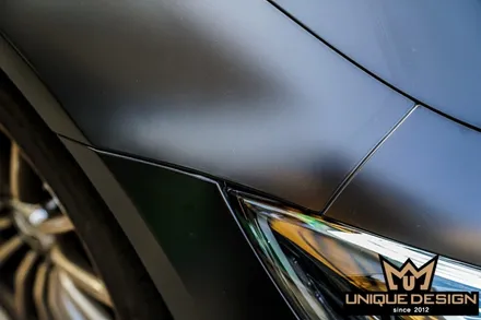 (의정부) 벤츠 GT43 AMG 전체 풀 랩핑, 사틴블랙, 유니크디자인 / 의정부 신곡동