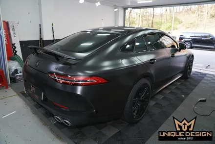 벤츠 GT43AMG 전체랩핑 + 크롬딜리트 / 의정부 신곡동