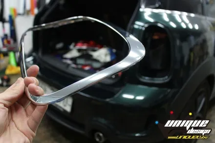 미니 컨트리맨 부분랩핑으로 포인트주기! (의정부 카스킨,랩핑샵, 유니크디자인) / 의정부 신곡동