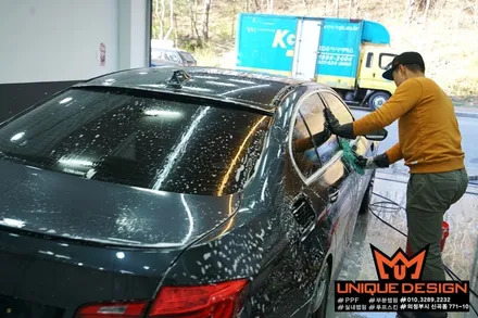 (의정부) BMW F10 M5 풀랩핑 시공기, 사틴블랙, 의정부래핑샵 / 의정부 신곡동
