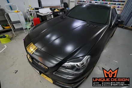 벤츠 SLK55AMG 랩핑 수리, 의정부 랩핑, 의정부카스킨, 유니크디자인 / 의정부 신곡동