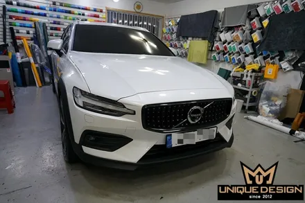 (의정부) 볼보 V60 전면그릴랩핑, 라이트PPF, 카스킨, 유니크디자인 / 의정부 신곡동
