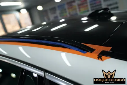 BMW X6 크롬죽이기, 루프렉 랩핑 시공기 / 의정부 신곡동