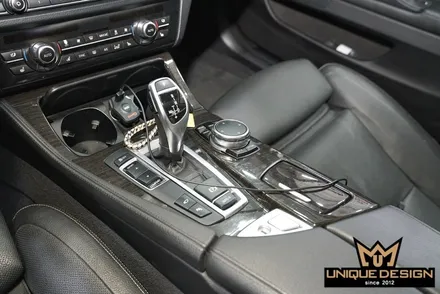 BMW 520D 실내랩핑 (F10), 알루미늄브러쉬 / 의정부 신곡동
