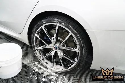BMW 8시리즈, 840i 휠랩핑 -블랙휠만들기- / 의정부 신곡동