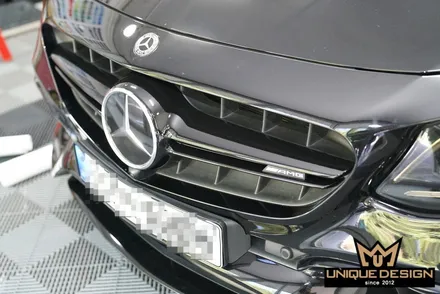 (의정부) E63AMG 크롬죽이기, 그릴랩핑 PET고광택랩핑 / 의정부 신곡동
