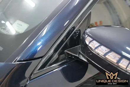 BMW G30 5시리즈 크롬죽이기, 윈도우몰딩 크롬에서 블랙으로 고광택랩핑! / 의정부 신곡동