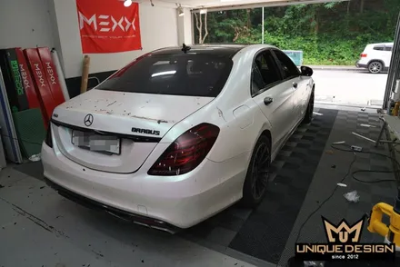 벤츠 S63AMG 전체랩핑 제거- / 의정부 신곡동