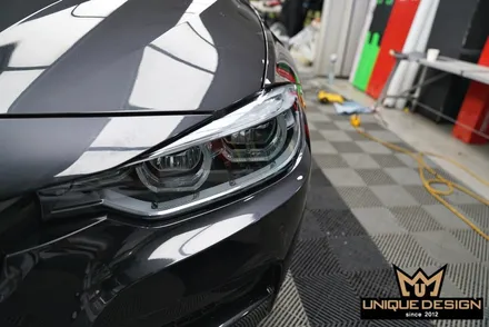 BMW F30 3시리즈 헤드라이트 PPF 부착- 클리프디자인 라이트필름 / 의정부 신곡동