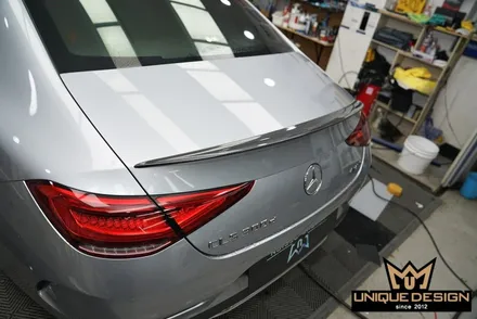 벤츠 CLS300d 스포일러 카본PPF 랩핑 시공기- / 의정부 신곡동