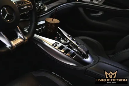GT43AMG 실내랩핑 시공으로 리얼카본패턴 입히기- / 의정부 신곡동