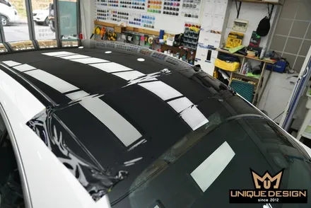 의정부 랩핑은 여기여! 벤츠 W214 E300 고광택 루프스킨 시공기! / 의정부 신곡동