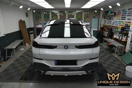 BMW X6 테일램프 컬러라이트PPF 시공, 후면부 톤다운으로 완성한 묵직한 포스완성. / 의정부 신곡동