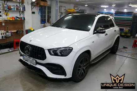벤츠 GLE53AMG 크롬딜리트, 죽이기, 블랙팩 랩핑 시공기- / 의정부 신곡동
