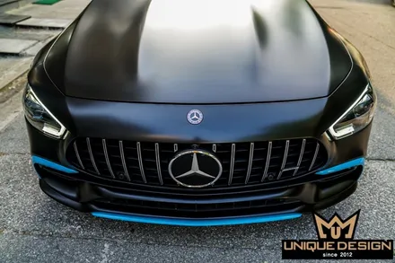 (의정부) 벤츠 GT43 AMG 전체 풀 랩핑, 사틴블랙, 유니크디자인 / 의정부 신곡동