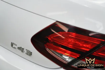 의정부 전체랩핑 전문시공점에서 벤츠 C43AMG 고광택랩핑 시공으로 순정컬러 만들기 / 의정부 신곡동