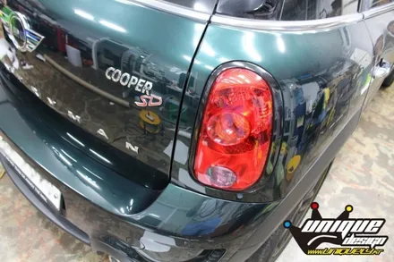 미니 컨트리맨 부분랩핑으로 포인트주기! (의정부 카스킨,랩핑샵, 유니크디자인) / 의정부 신곡동