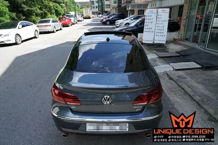 폭스바겐 CC 루프스킨 시공, 의정부 루프스킨 전문점, 의정부 랩핑, 유니크디자인 / 의정부 신곡동