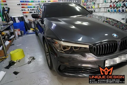 의정부 라이트필름 부착시공, BMW 라이트보호, 의정부 랩핑, 카스킨, 유니크디자인 / 의정부 신곡동