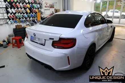 BMW M2 컴페티션 라이트필름, 앞범퍼 포인트랩핑, 의정부 카스킨, 유니크디자인 / 의정부 신곡동