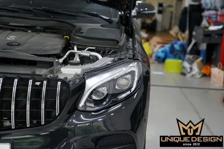 벤츠 GLC250 헤드라이트, 테일램프 라이트필름 부착 완료! / 의정부 신곡동