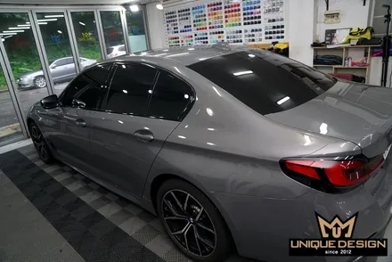 BMW 530E 크롬죽이기 랩핑시공기- / 의정부 신곡동