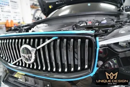 XC60 크롬죽이기, 휠랩핑. 의정부랩핑샵 유니크디자인에서 / 의정부 신곡동
