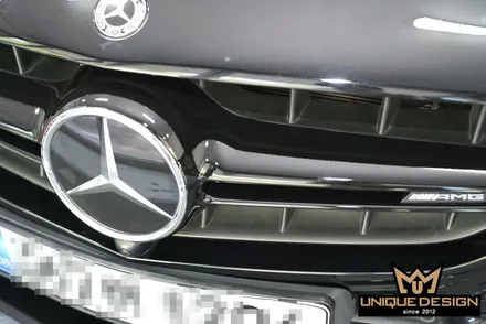 (의정부) E63AMG 크롬죽이기, 그릴랩핑 PET고광택랩핑 / 의정부 신곡동