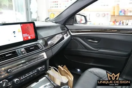 BMW F10 528i 실내랩핑, 우드죽이기 / 의정부 신곡동