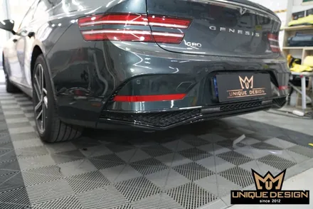 제네시스G80 페이스리프트 크롬죽이기, 크롬딜리트 랩핑 / 의정부 신곡동