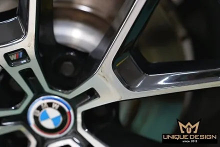 BMW 8시리즈 휠랩핑 시공기- 블랙휠 만들자! / 의정부 신곡동