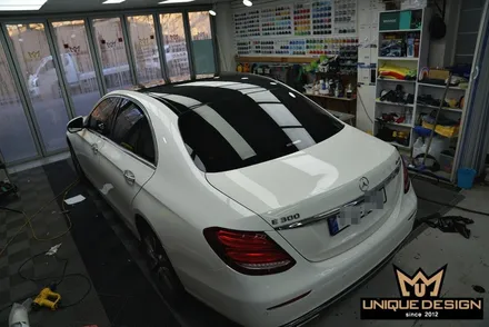 W213 E300. E클래스 고광택 루프스킨 시공기! / 의정부 신곡동