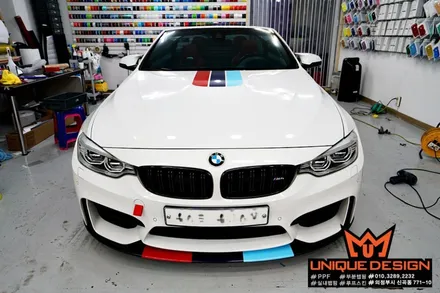 (의정부) 포인트 랩핑, BMW M4 컨버터블 랩핑, 유니크디자인 / 의정부 신곡동