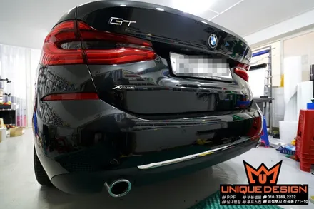 BMW 6GT 부분랩핑 시공기, 의정부 랩핑, 의정부 카스킨, 유니크디자인 / 의정부 신곡동