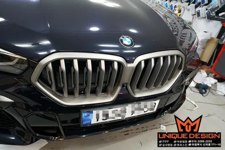BMW X6 (G06) 키드니그릴 랩핑 과 크롬죽이기, 아이코닉글로우 탈거, 의정부 랩핑, 카스킨, 유니크디자인 / 의정부 신곡동