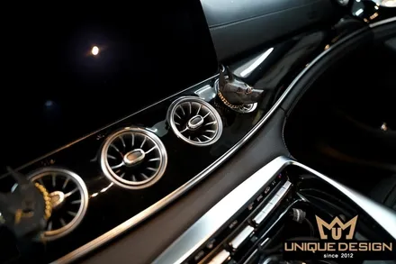 BENZ GT43AMG 실내랩핑, 3D카본필름(무광) / 의정부 신곡동