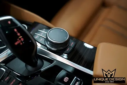 BMW 520i(G30) LCI 실내랩핑, 4D리얼카본, 의정부, 양주 랩핑 / 의정부 신곡동