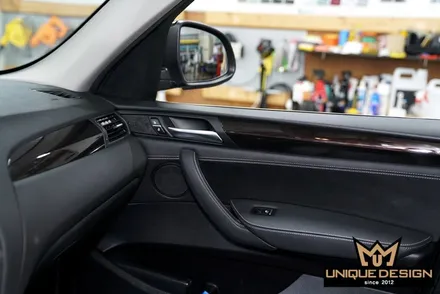 BMW X3 (F25) 실내랩핑- 3M2080 매트릭스 블랙 / 의정부 신곡동