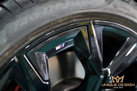 BMW 4시리즈 그란쿠페 휠랩핑 시공으로 블랙휠 만들기- (G26) / 의정부 신곡동