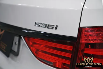 BMW GT 트렁크 크롬가니쉬 블랙랩핑! / 의정부 신곡동