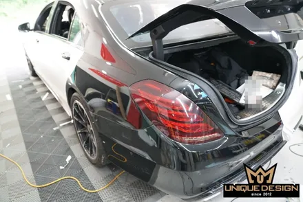 벤츠 S63AMG 전체랩핑 제거- / 의정부 신곡동