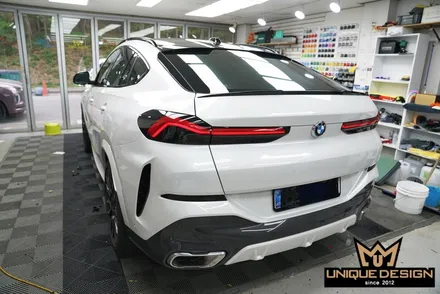 BMW X6 테일램프 컬러라이트PPF 시공, 후면부 톤다운으로 완성한 묵직한 포스완성. / 의정부 신곡동