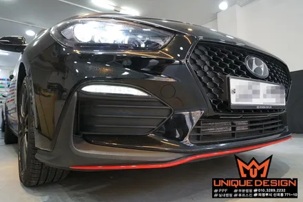 i30 페이스리프트, i30 N라인 포인트 랩핑, 의정부 랩핑, 카스킨, 유니크디자인 / 의정부 신곡동