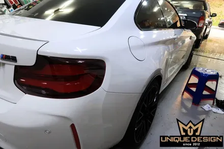 BMW M2 컴페티션 라이트필름, 앞범퍼 포인트랩핑, 의정부 카스킨, 유니크디자인 / 의정부 신곡동