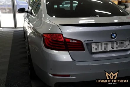 BMW 520d 라이트필름 부착, 테일램프톤다운 시공기- / 의정부 신곡동