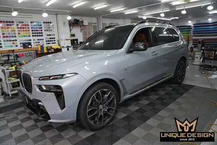 BMW X7 크롬딜리트(크롬죽이기) 고광택랩핑 시공기- / 의정부 신곡동