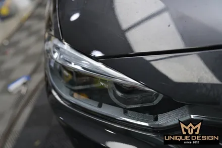 BMW F30 3시리즈 헤드라이트 PPF 부착- 클리프디자인 라이트필름 / 의정부 신곡동